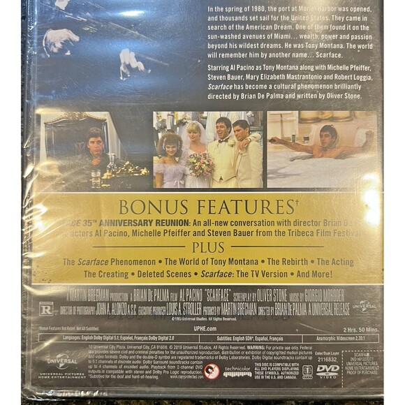 Scarface (DVD, 1983) Sealed - Picture 5 of 7